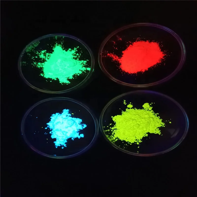 Wholesale Custom pigments Uv activated pigment 365 nm Uv Phosphor Powder  UV fluorescent pigment