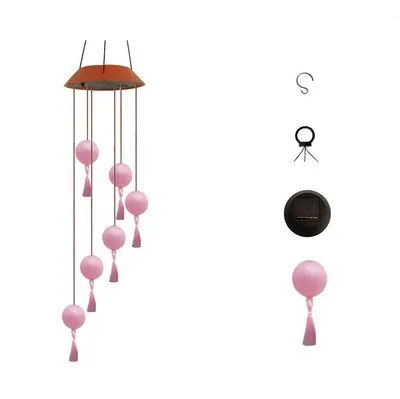 solar power  kerosene lamp shape Wind chimes string LED lights Theme Party Supplies Colorful Novelty Led Lights