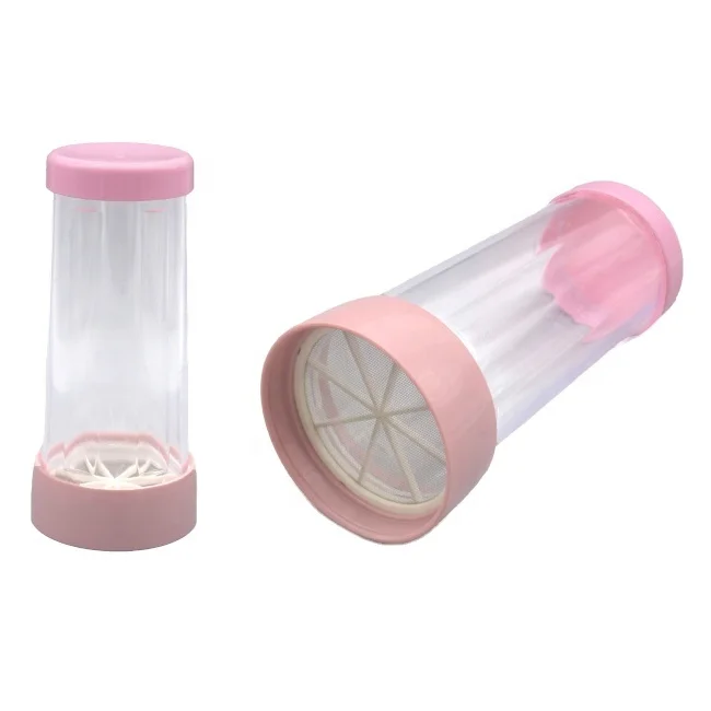 
Baking Tools Plastic Fine Mesh Size Cup Sifter Suger Flour Sieve 