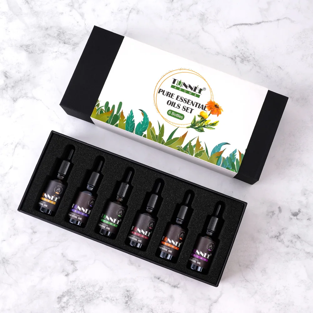 Manufacturer supply wholesale bulk price essential oil private label set pure essential oil gift set essential oil set for diffu