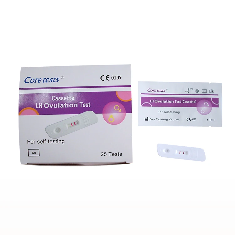 Use Medical One Step Lh Urine Test Kit Ce Approved Factory Customized Lh Ovulation Test Cassette Home Plastic Oem 2 Year Manual