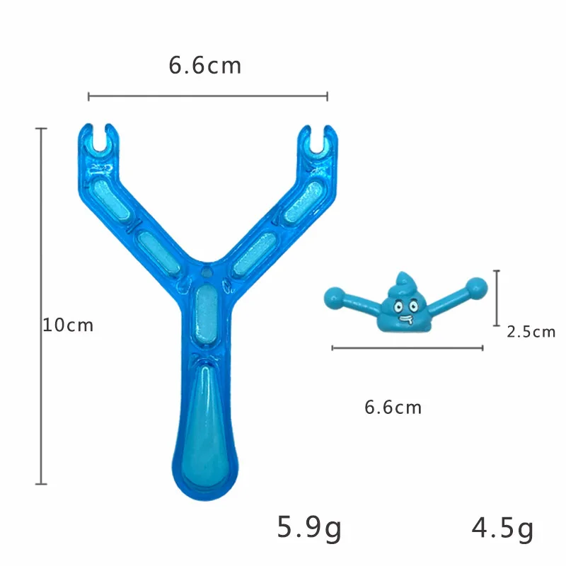 Decompression Colorful Sticky Poo Slingshot Toy Catapult Games Toys For Kids Gifts Decompression Sticky Poo Slingshot Toy