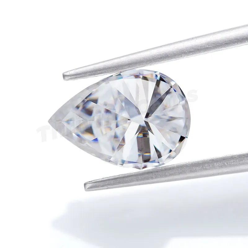 Thriving Gems Wholesale DEF Color Loose GRA Certificate Pear Moissanite