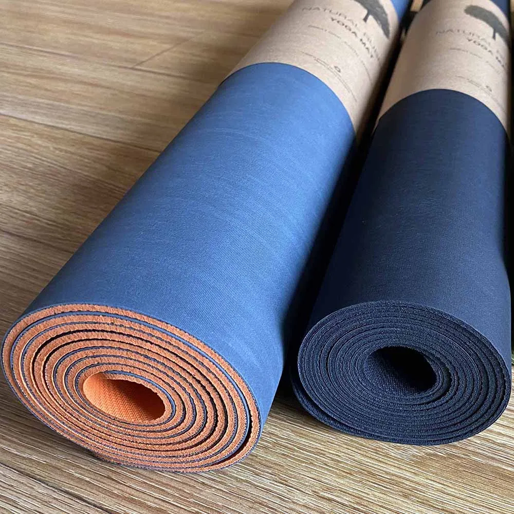 JADE type factory price custom logo non slip mat 4mm thick customize best quality black color 100% natural rubber yoga mat