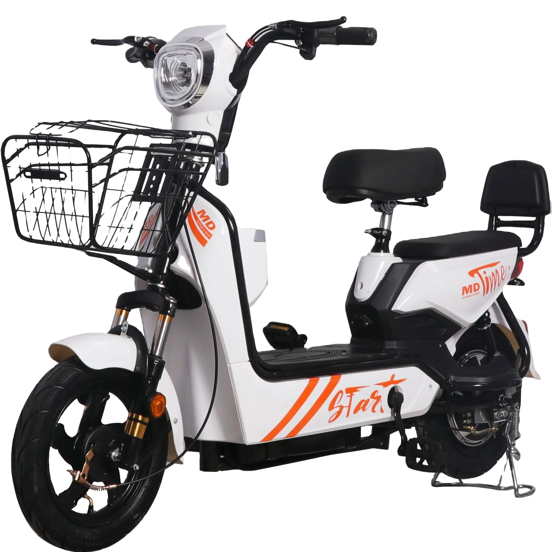 Wholesale best seller e bike with basket electric 48v 350w battery motor electric bicycle bike