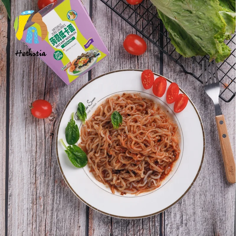 Keto food рамен с низким содержанием углерода konjac shirataki без глютена для