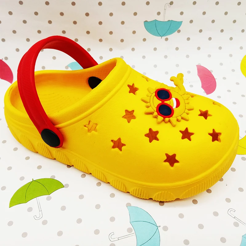  New Fashion Garden Clogs Eva Cartoon Kids Children Soft Beach Sandal Summer Spring Customized Logo Casual