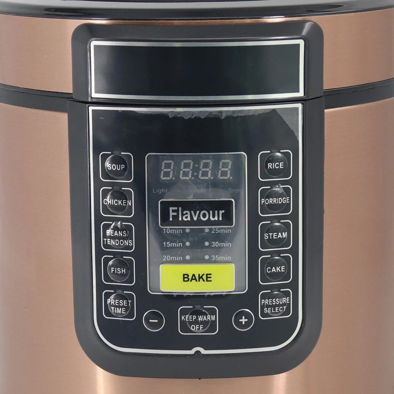 Low Price Industrial Gas Stainless Commercial Type 50 Liters Electric Pressure Cooker