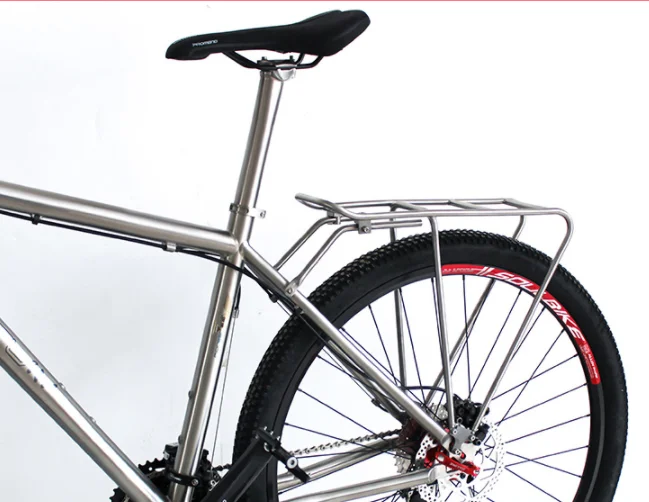 2020 New Design Titanium Bicycle Rear Luggage Rack For 26' 27' 29er 700c Bike