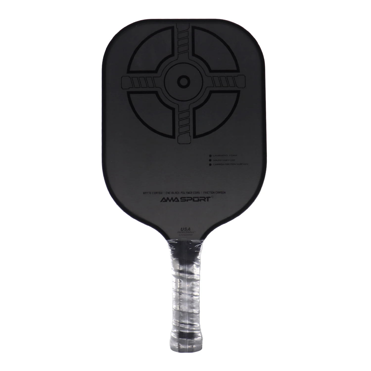 High Quality Engage Graphite Skin Paddle Made in China Custom T700 Carbon Friction Surface Pickleball Paddle