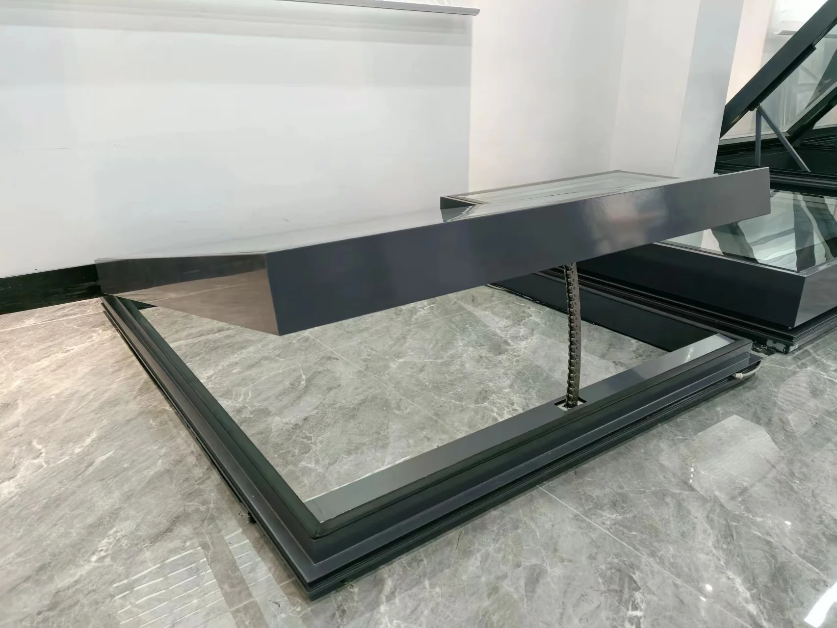 Greenhouse skylight smart home electric automatic motorized remote control wireless electric chain DC24V window vent opener