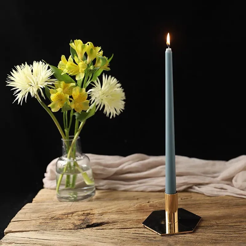 30CM Taper Candle 4 Pack - Home Interior Long Burning  and Smokeless Candles Unscented - Valentines Candles for Home