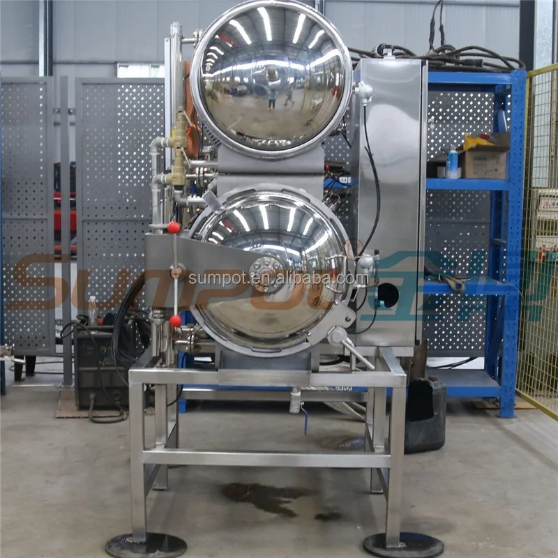 India cold brew coffee water immersion retort sterilization industrial machine