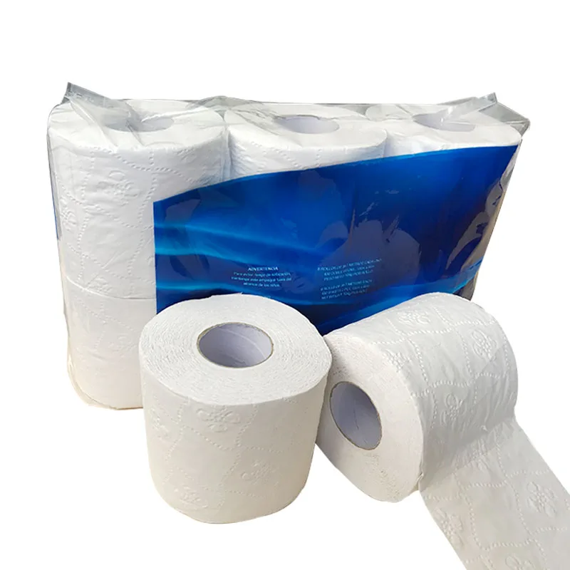 Fsc certified biodegradable premium home bathroom soft toilet paper bulk bamboo 2/3 /4 ply toilet roll wrapped toilet paper