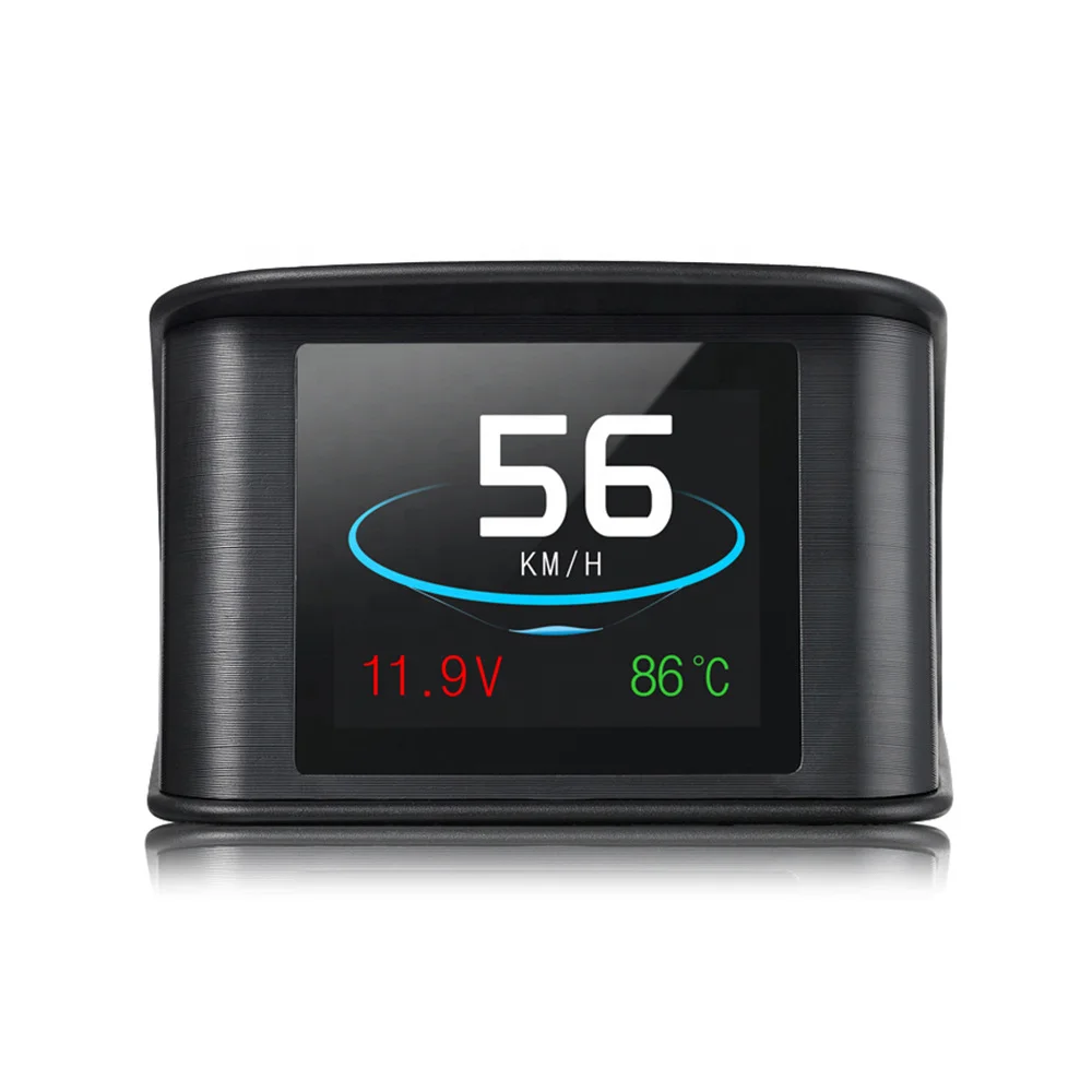 Universal HUD Head-up display P10 Car LCD code meter Speed turbine pressure OBD2 multi-function HUD meter