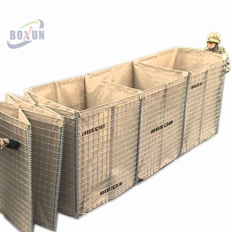 High Strength best ballistic protection Border Gabion defensive barrier bastion wall Barrier