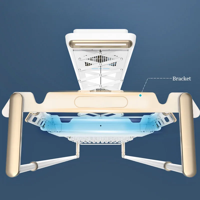 Automatic Electric Luxury Ceiling Mounted Folding White Clothes Cloth Hanger Laundry Drying Rack