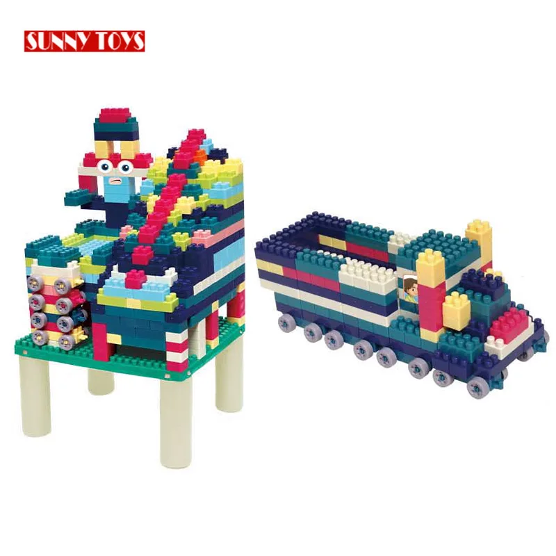 Baby large particles plastic building blocks kids educational plastic building blocks toys