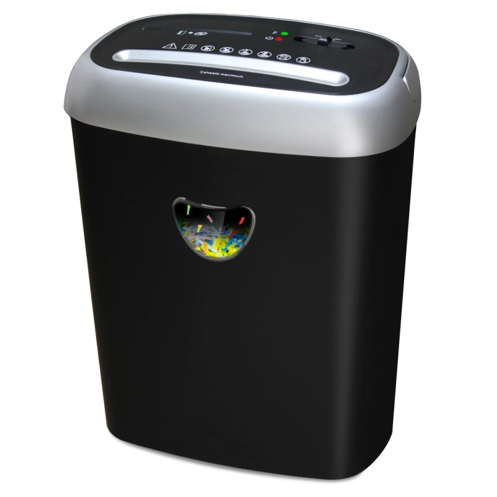 CD210P 12 листов торцовочный станок бумаги и кредитных карт Шредера с ручкой для документов почтой уничтожитель машины