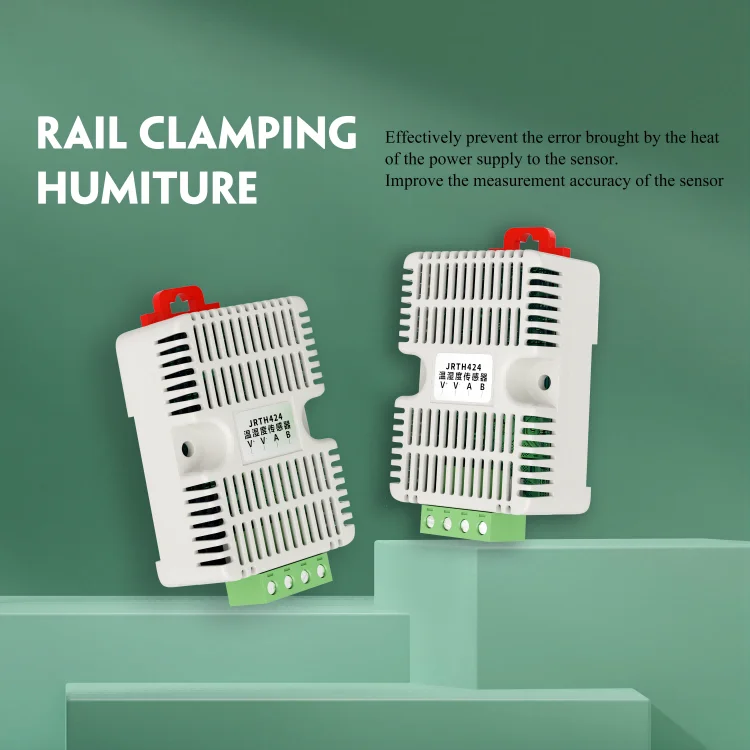 Modbus Temperature Humidity Sensor Customizable Indoor Industrial Electrical Cabinet Temperature Controller Transmitter OEM