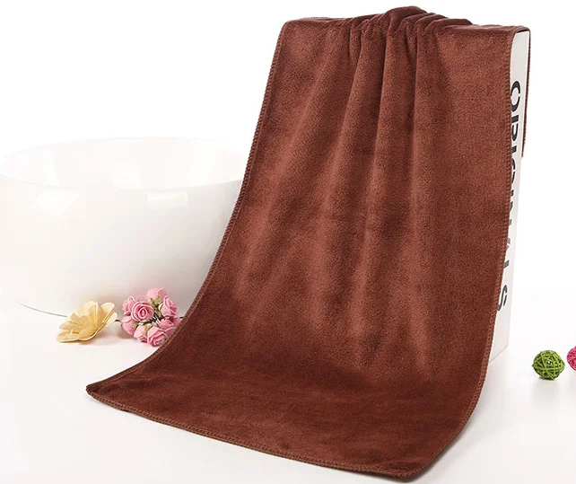 Hand Face Wash Towel Drying Towels High Quality Microfiber Logo Embossed Microfiber Adult Rectangle Knitted Solid Color