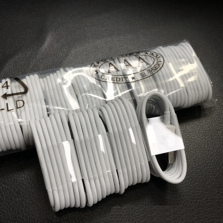 Wholesale 1m 2m USB Cable For iPhone Charger 2.1A Fast Charging Data