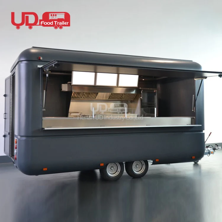 Street Food Truck Ice Cream Cart Mobile Kitchen Waffle House Coffee Van Caravan Trailer for Sale USA