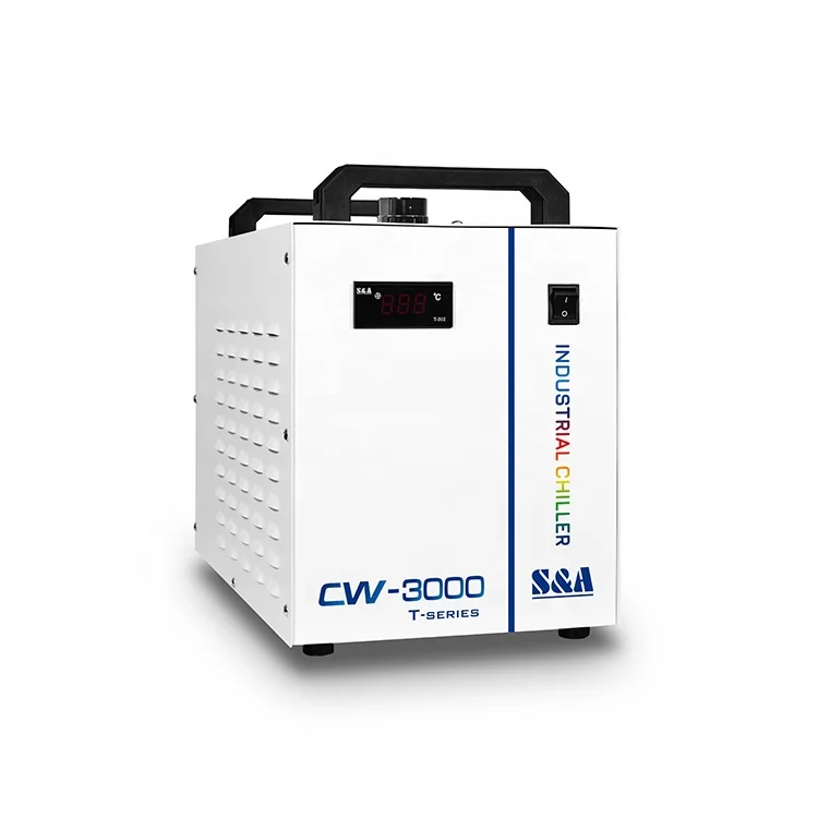 S&A Chillers Manufacturer Wholesale Small CW-3000 Industrial Air Cooled CNC Spindle Chiller
