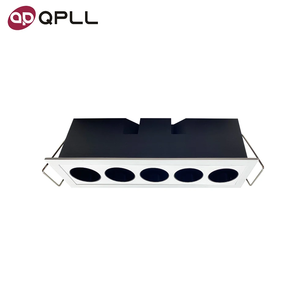 Factory Direct Sale Anti-Glare CR 90 SKD Embedded dali Dimmable IP20 Spot Lamp Corridor Led Linear Grille Light Fixture