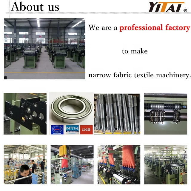 Manufacturer YTB-T 4/110 4/80 High Speed Needle Loom Automatic Narrow Fabric Curtain Tape Making Maschines Needle Loom For Sale