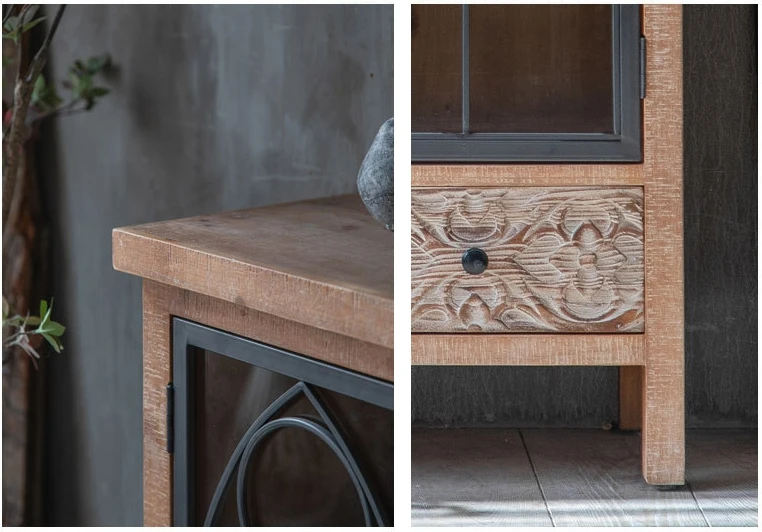 One Piece Could Sale Vintage Storage Cabinet for Home and Hall for Kitchen Dining Wedding Photography Decoration Display