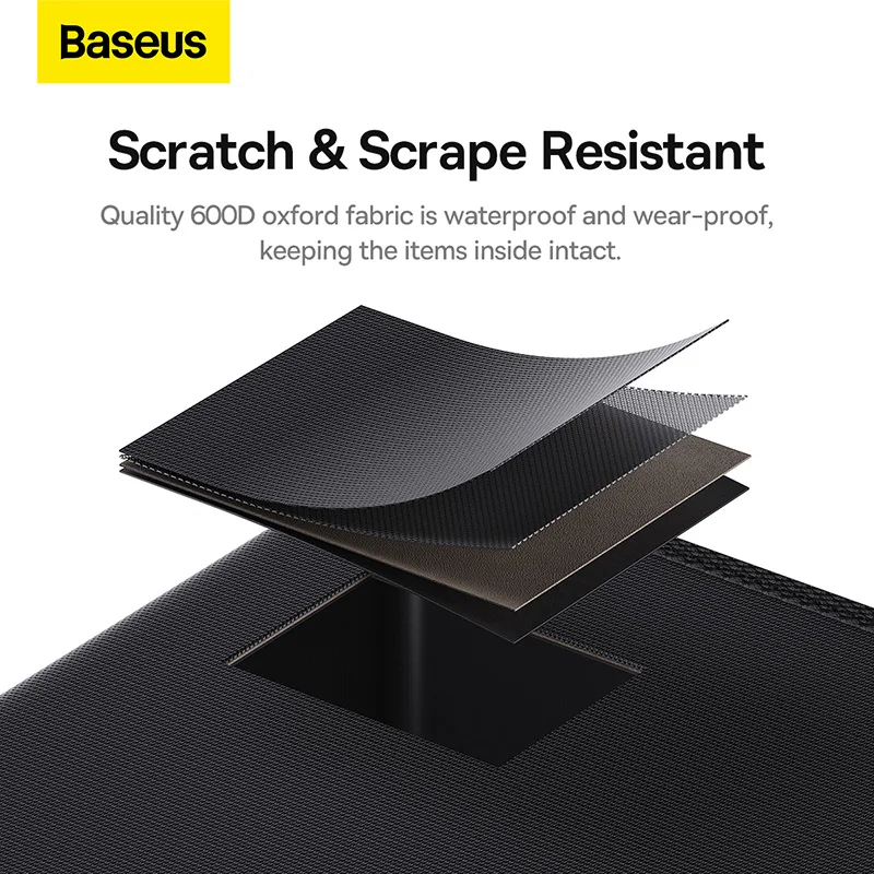 Baseus 60L Car Trunk Organizer Box Large Capacity Auto Multiuse Oxford Cloth Folding Storage Bag