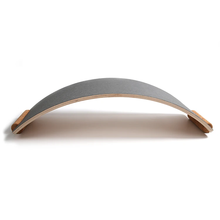 New Design Fitness land extreme sport wooden balance board Kids Body Trainingtraining Board with cork cork bar