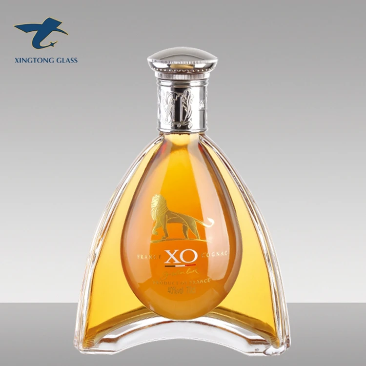 Последний дизайн коньяк 700 мл Xo Бутылка бренди для алюминиевой крышки