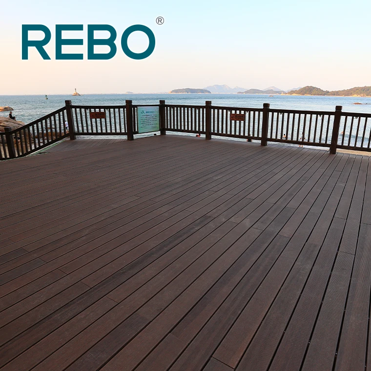 Outdoor patio bamboo composite marine decking flooring for yachts