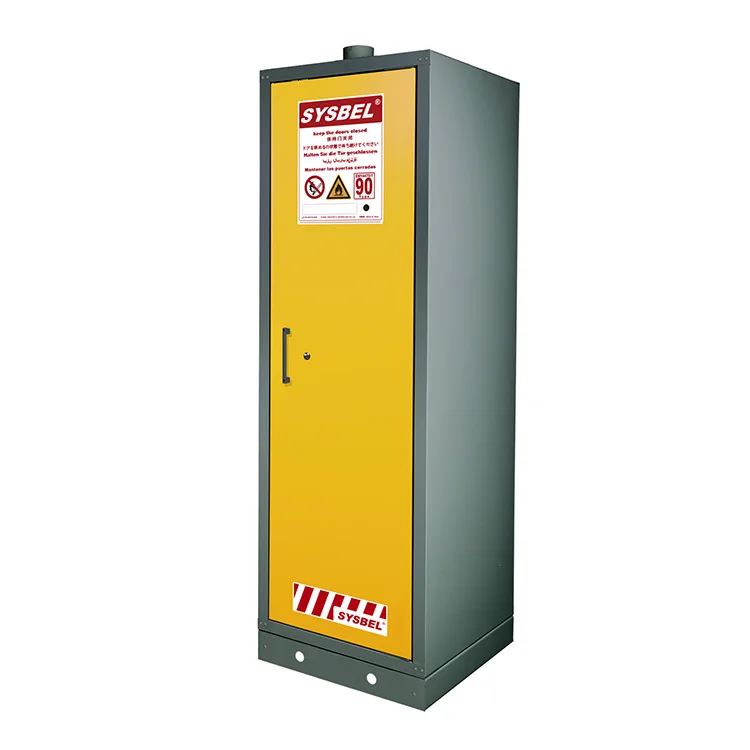 Single Door 90-minute fire protection liquid flammable safety cabinets with EN