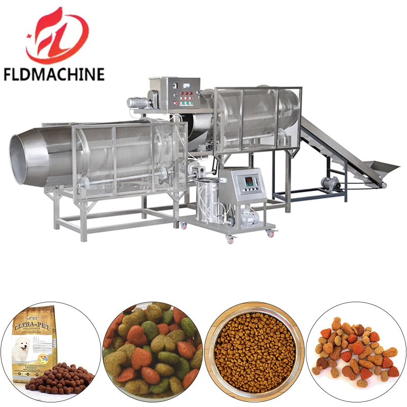 Factory Price Pet Dog Food Processing Plant Floating Fish Feed Pellet Extruder Making Machine Fish Feed Production Line