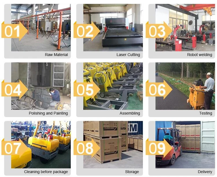 Reversible Diesel Vibratory Ground Plate Compactor Vibrating Tamping Compactor for Asphalt Sand Cement Road