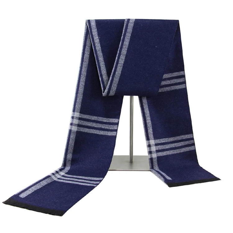Low MOQ OEM Scarf Custom Design mens Scarves And Shawls Custom Wool Winter Scarf For Men