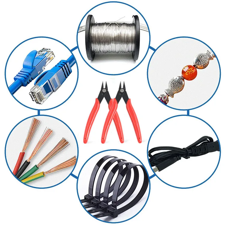 170 Wire Cutters, Precision Electronic Flush Cutter,Diagonal Pliers Side Cutting Nippers