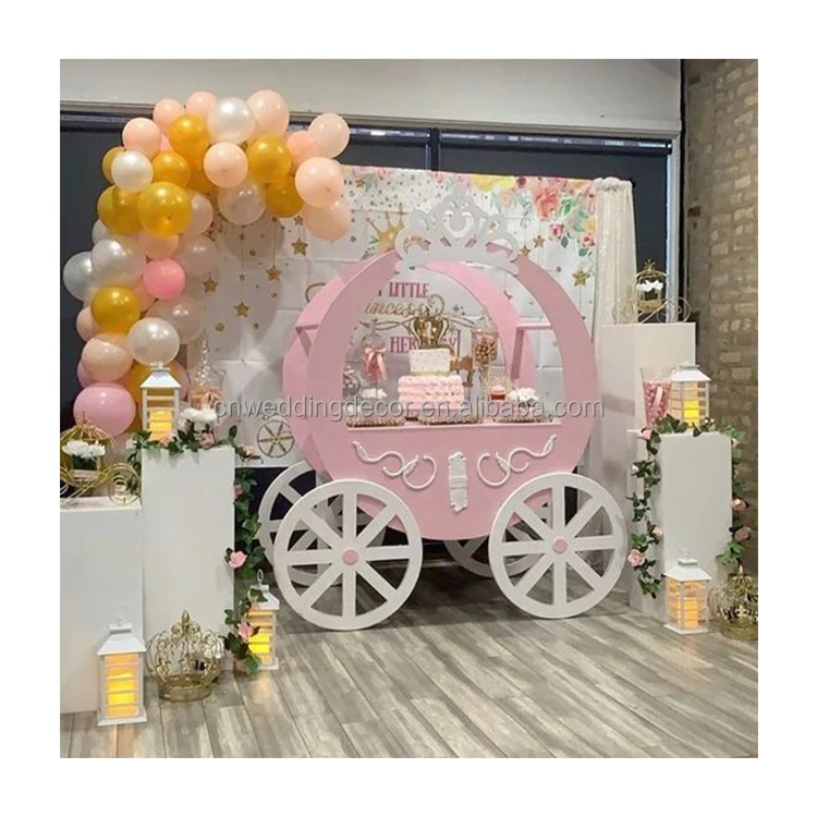 wedding decoration wooden candy carts for parties