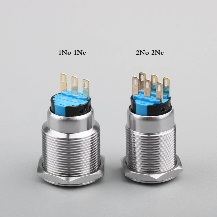 metal switch Emergency Stop Button 22mm 19mm Key Switch