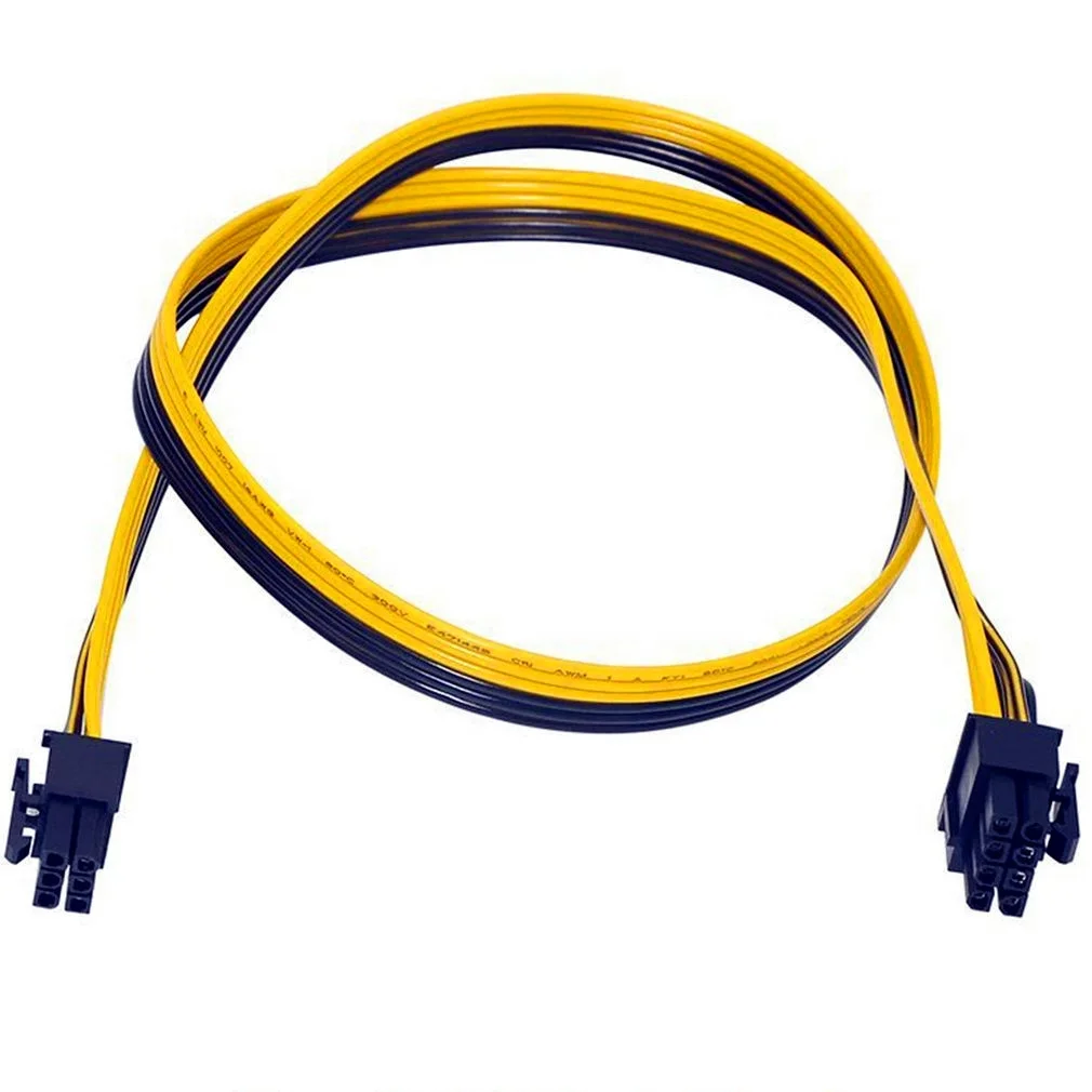 Кабель питания для видеокарты PCI-E (6 + 2) видеокарта с разъемом «Папа-папа» 6Pin-8 Pin 50