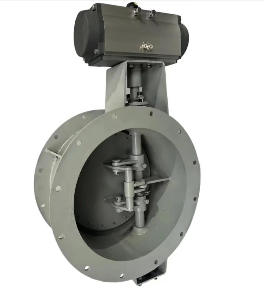Low leakage (0.6%) Switching butterfly Circular ventilated valve