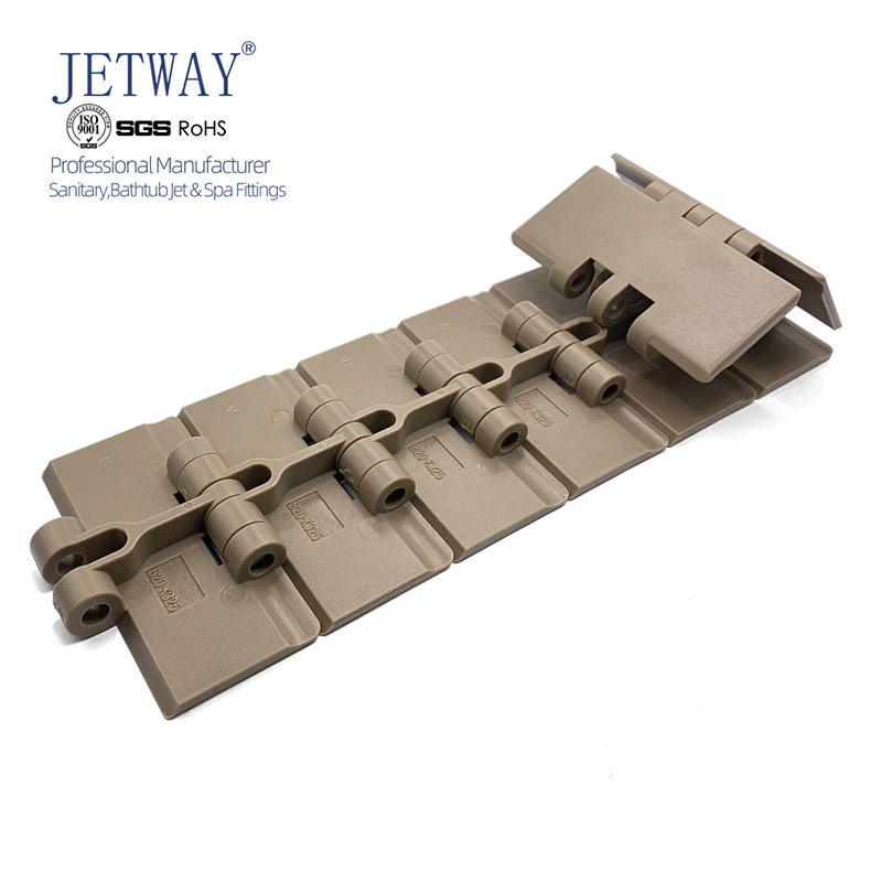 Jetway 820-k400 Flat plastic conveyor belt chain table top Chain