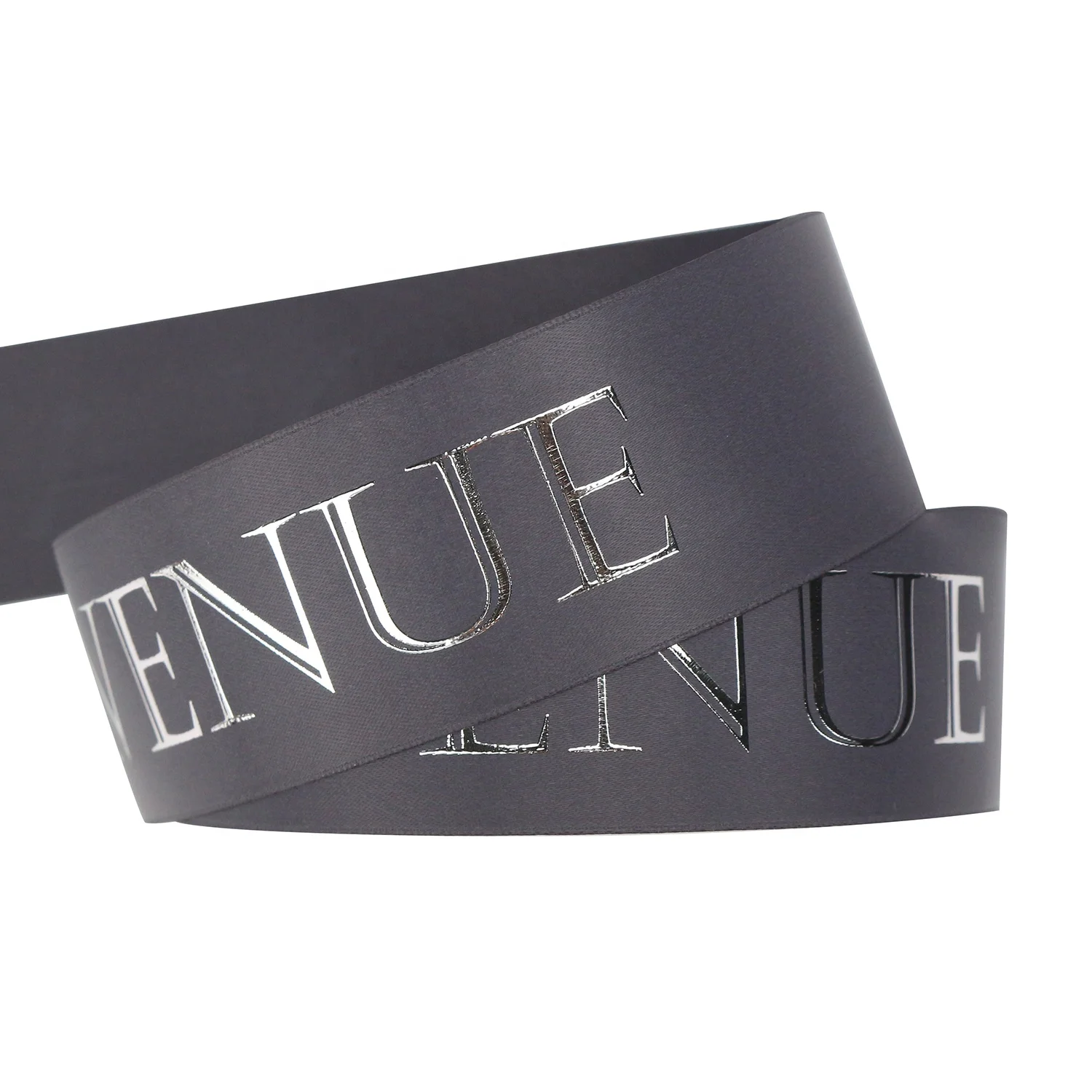 Midi Ribbons High Grade Smooth Luxury Sliver Print Satin Ribbon 196 Colors Customised Silky Ribbon For Crafts Gift Wrapping