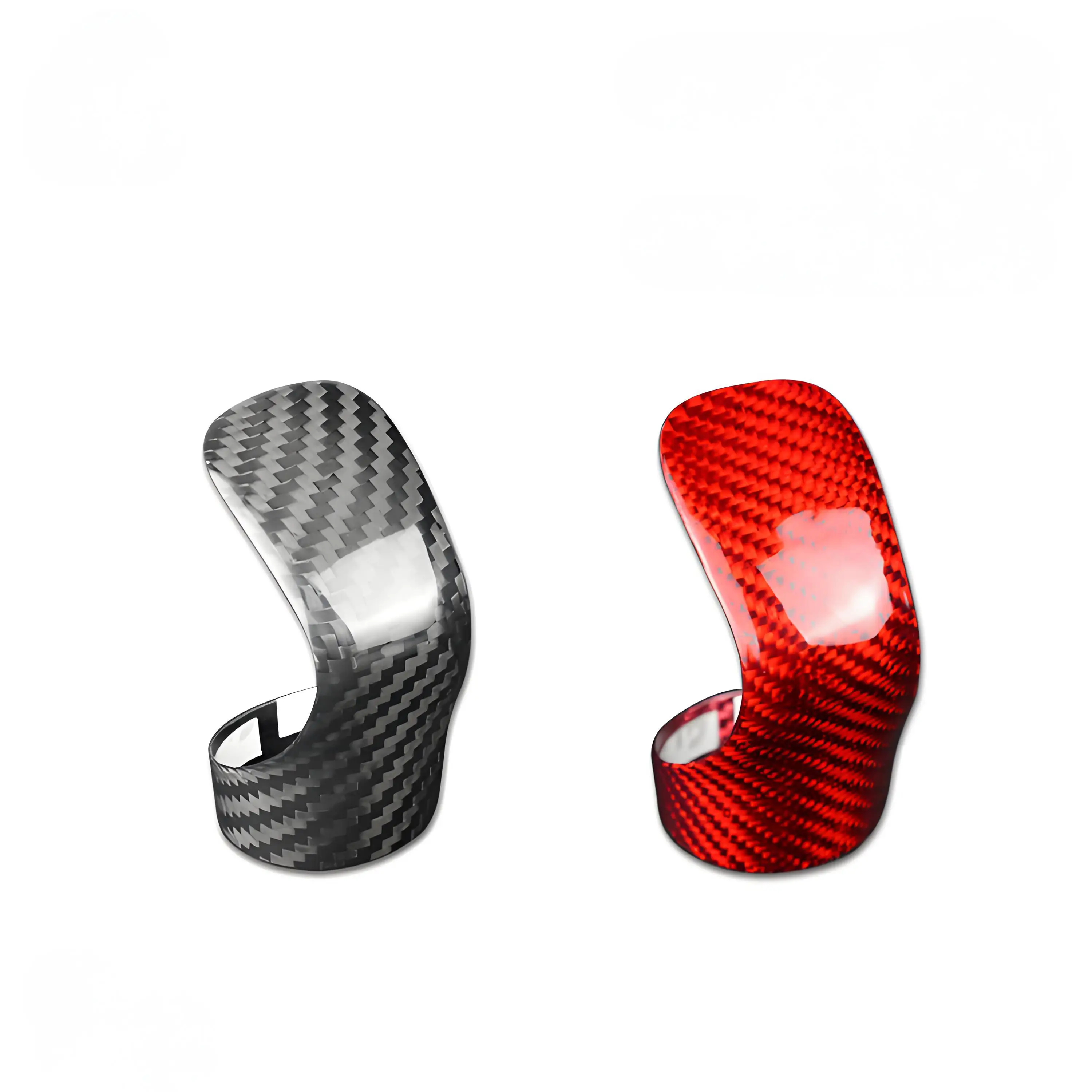 Lishuo Auto Interior Accessories Real Carbon Fiber Car Gear Head Cover for Lexus ES RX GS IS NX RC Interior Kits Protection