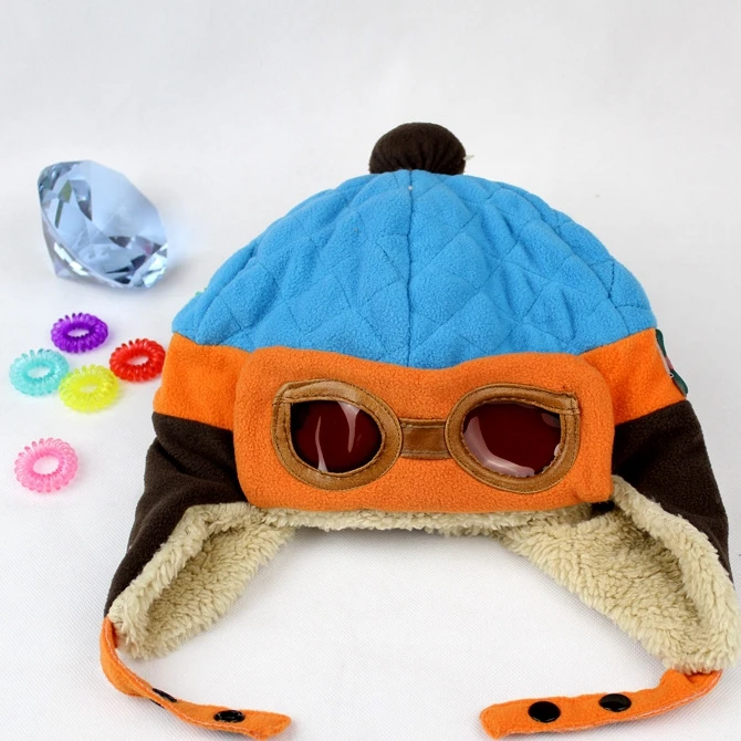 Лидер продаж Guangzhou Дети Мода hat зима мультфильм детей пилотов кепки