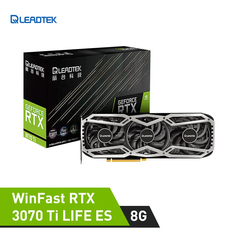 nvidia WinFast RTX 3070 Ti LIFE ES 8G Geforce Gaming Desktop PC Gaming Graphics Card GPU