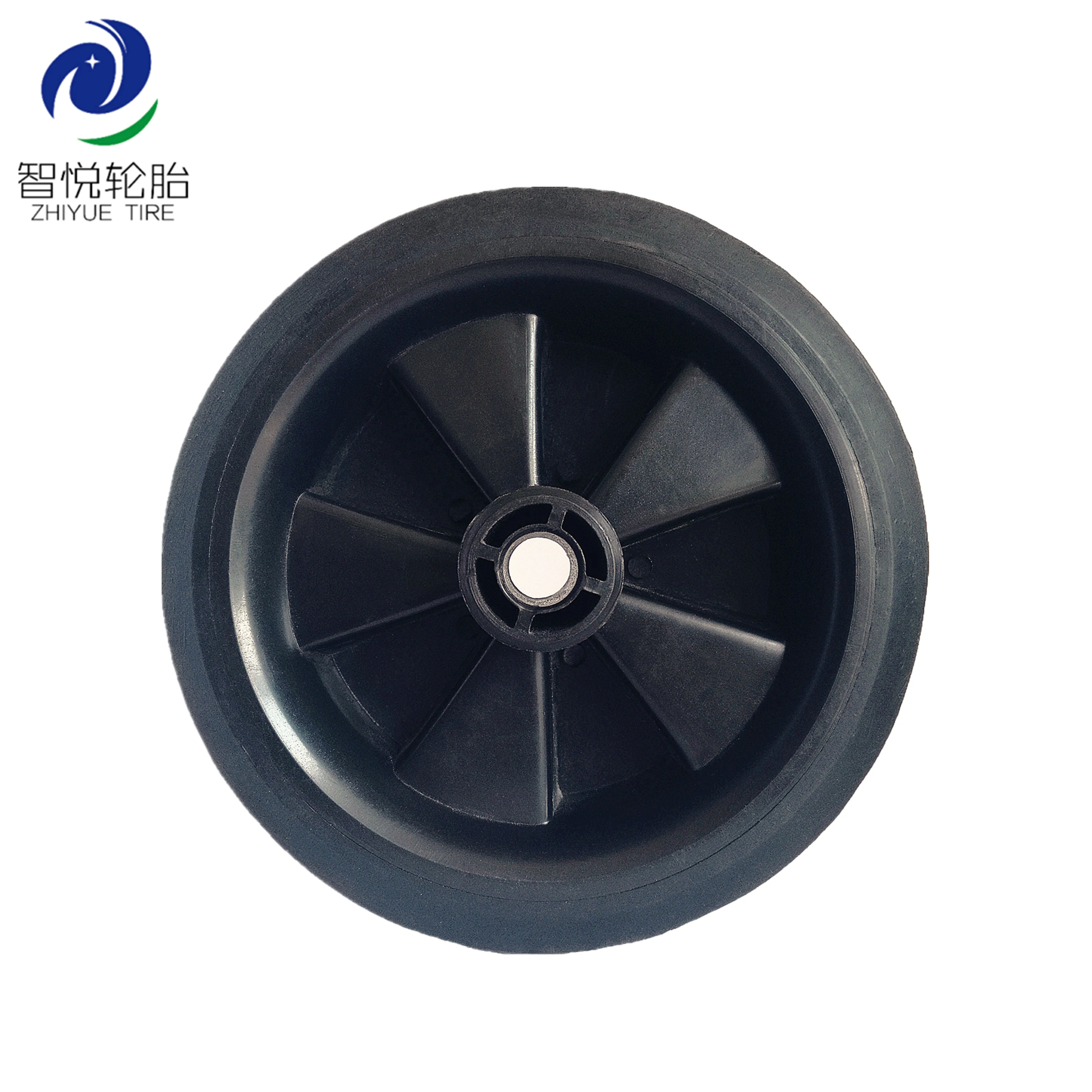4 inch lawn mower solid rubber wheels